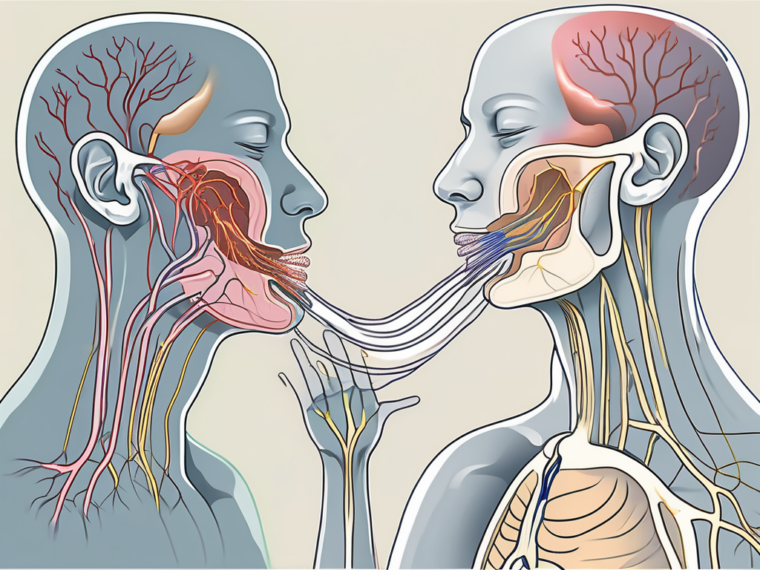 The glossopharyngeal nerve in relation to the tongue and throat