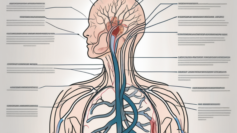 The glossopharyngeal nerve in a human body