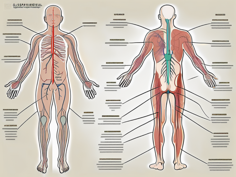 The glossopharyngeal nerve in a human body