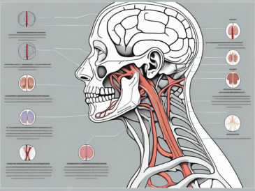 The human head and neck in cross-section