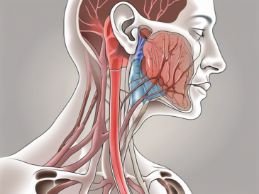 The glossopharyngeal nerve highlighting its motor part