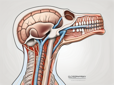 The glossopharyngeal nerve (cranial nerve ix) showing its motor portion innervating the stylopharyngeus muscle in the throat