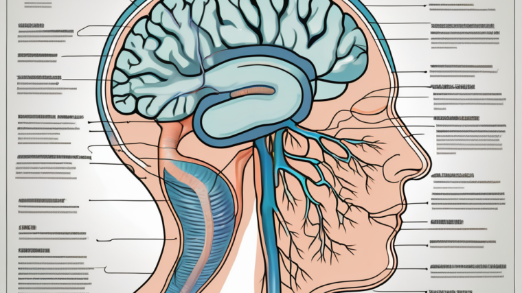 The glossopharyngeal nerve in relation to the brain and other parts of the nervous system