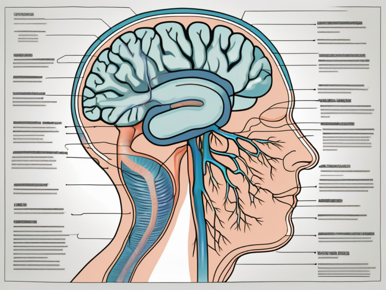 The glossopharyngeal nerve in relation to the brain and other parts of the nervous system