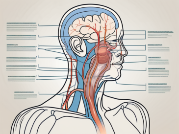 The glossopharyngeal nerve in relation to the throat and mouth