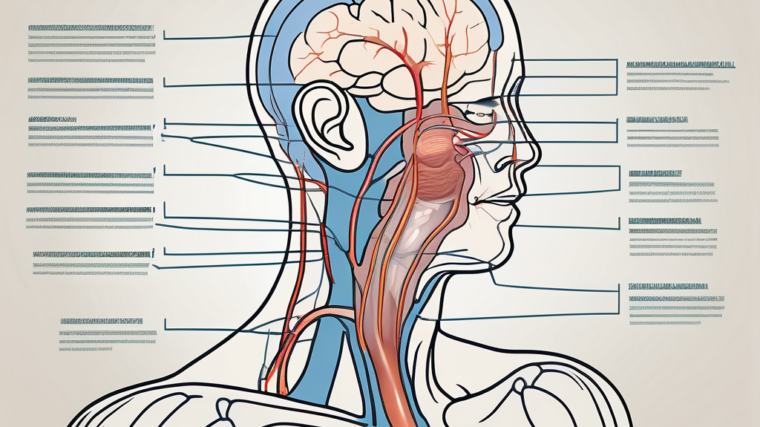 The glossopharyngeal nerve in relation to the throat and mouth