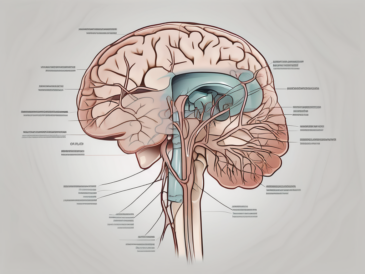 The human brain and skull