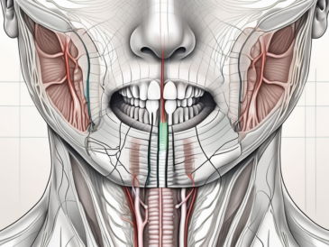 The human mouth and throat area