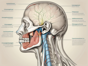 The glossopharyngeal nerve in relation to the human anatomy