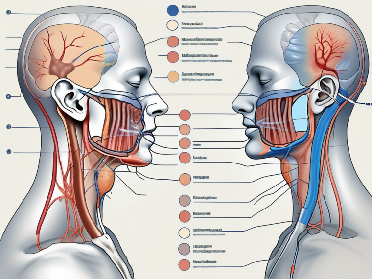 The glossopharyngeal nerve in the human body