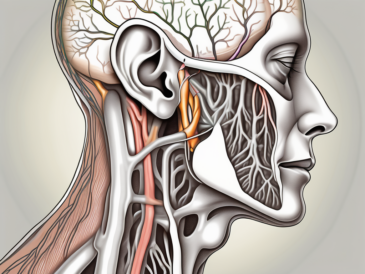 The human nervous system focusing on the glossopharyngeal nerve