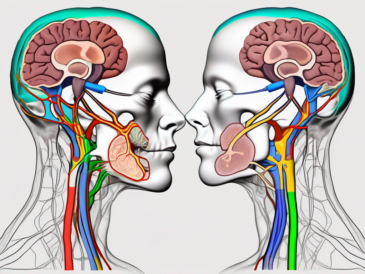 The human head and neck in cross-section