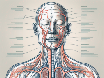 The human body highlighting the glossopharyngeal nerve