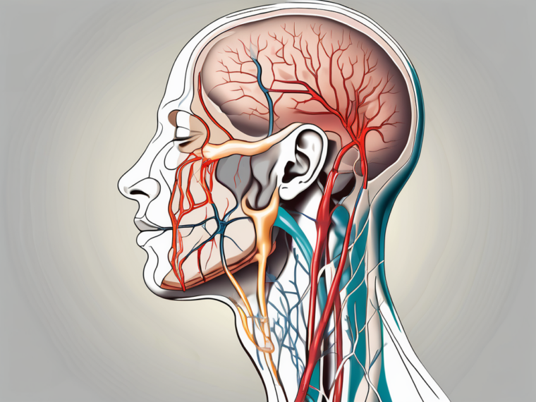 The glossopharyngeal nerve in the human body